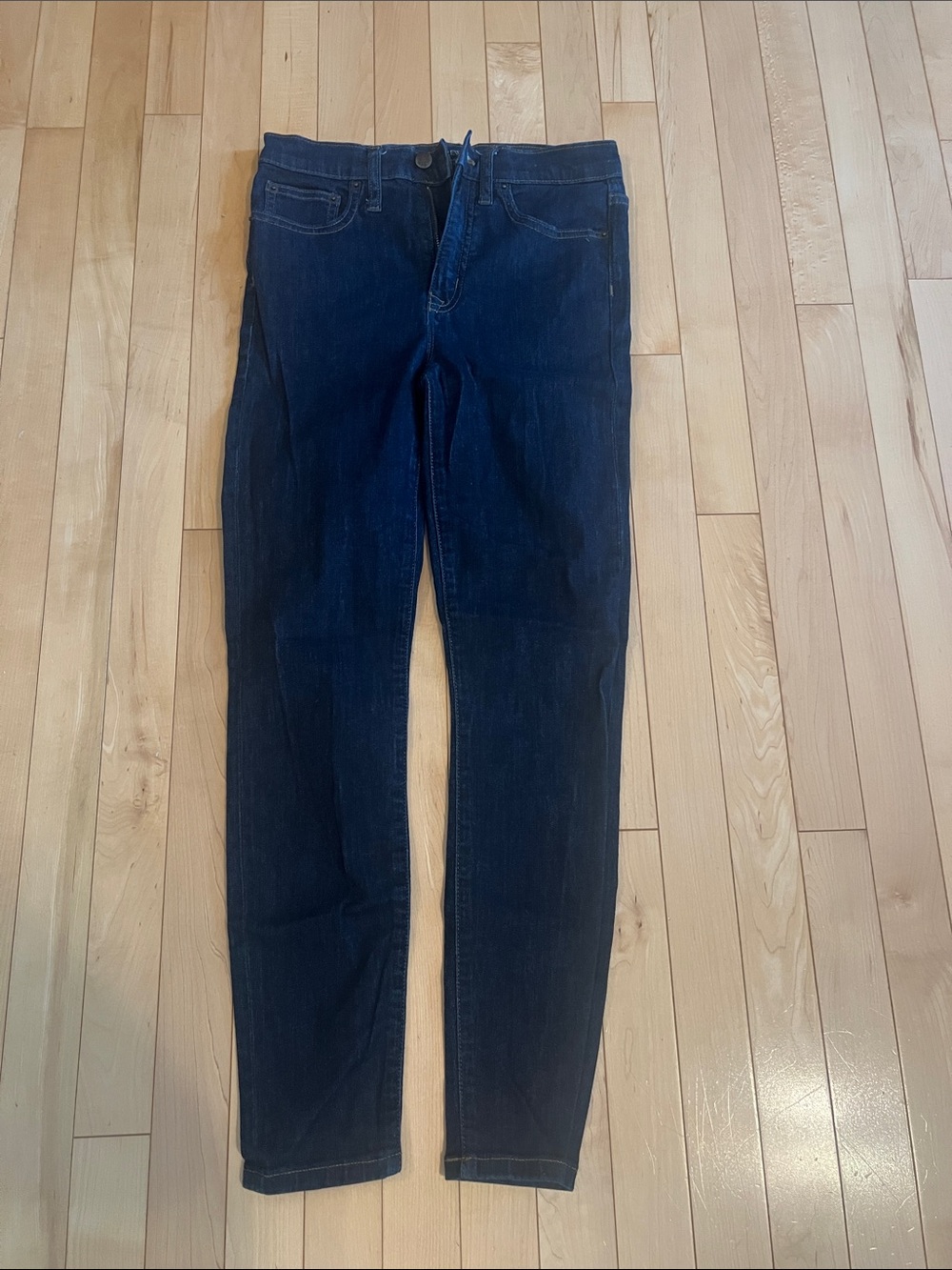 J Crew 10" High Rise Skinny Jean Size 26 in Dark Wash